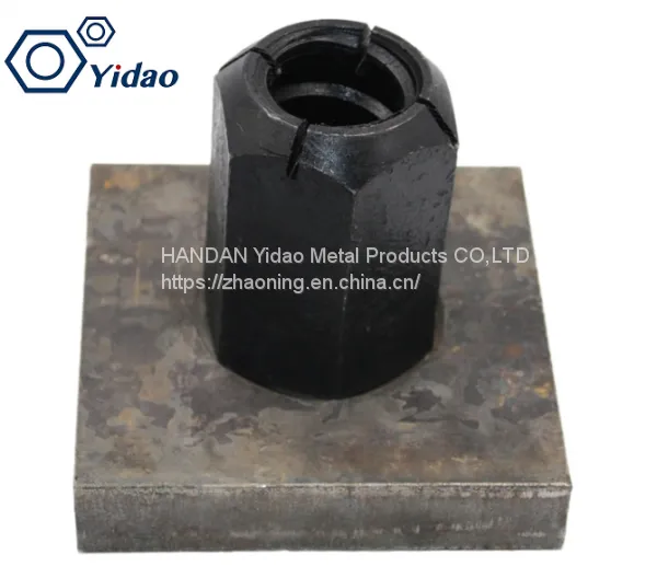 Steel Connectors/flat and Domed Anchor Plate Square/ Concrete Anchor Plates for Thread Steel Bars System photo-4