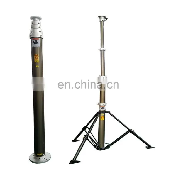 4m OEM Non-locking Pneumatic Telescopic Masts photo-3