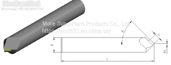 MCD Non-standard Round Bar Type Chamfering Cutting Tools photo-3