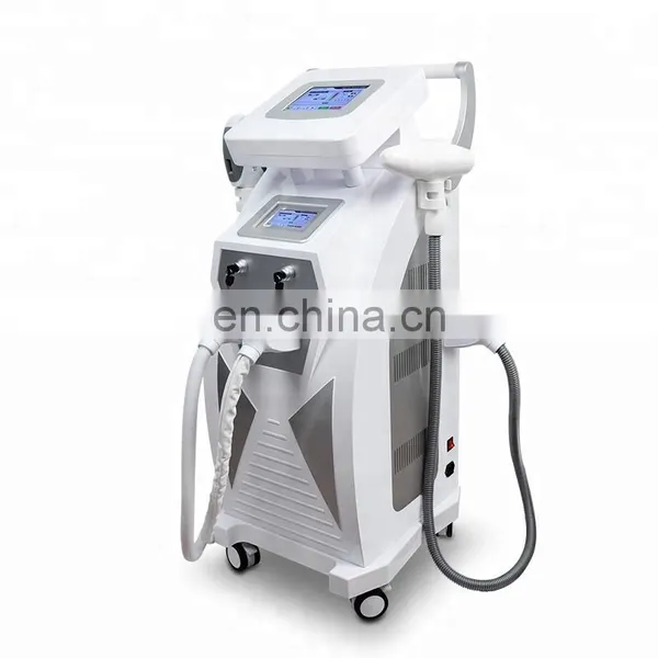Professional 4 In1 e Light Ipl rf nd Yag Laser q Switched Hair Removal Machine photo-2