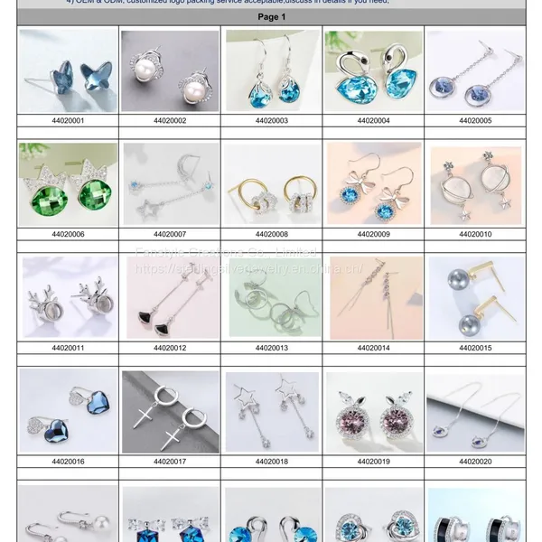 S925 Sterling Silver Jewelry, Earrings
