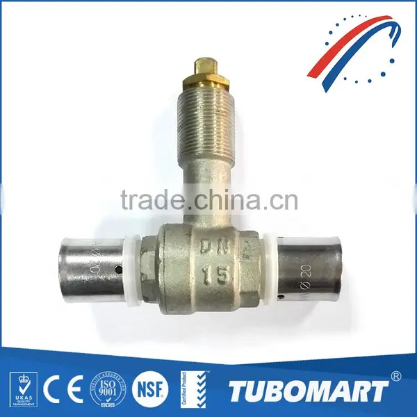 2016 High Pressure Drz Small Gas Valve 3 Way Gas Butterfly Ball Valve photo-3