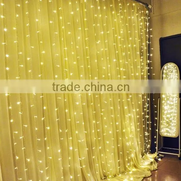9.8ft 300 LED Weatherproof Freeze-proof Outdoor String Light Curtain Light for Christmas Xmas Wedding Party Home Deco HNL099 photo-5