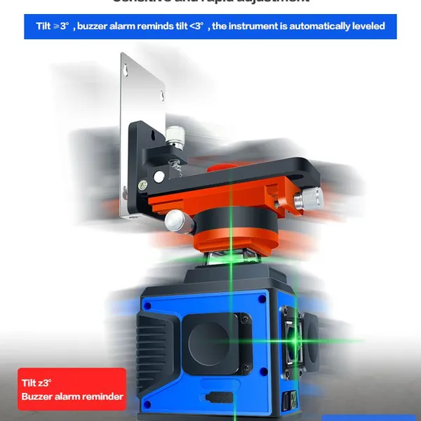 4D Automatic Leveling 360-degree Rotary 16-lineGreen Laser Levels photo-3
