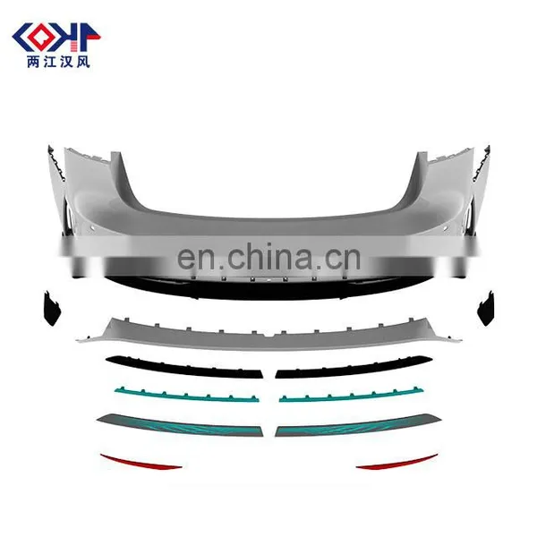 Factory Wholesale Plastic Or Carbon Fiber Auto Parts Car Bumpers For Tesla Model 3