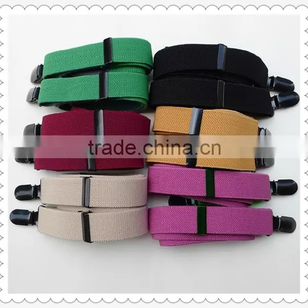 Women Colorful Elastic Clips Braces Suspender photo-3