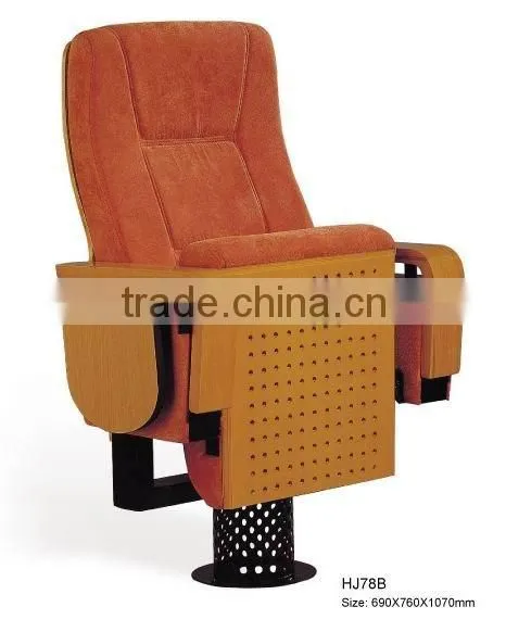 Single Leg Frame Luxury Cinema Hall Chair Dimensions photo-3