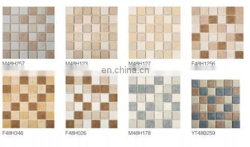 48x48mm Mosaic Swimming Pool Floor Tile Rustic Matt Surface photo-2