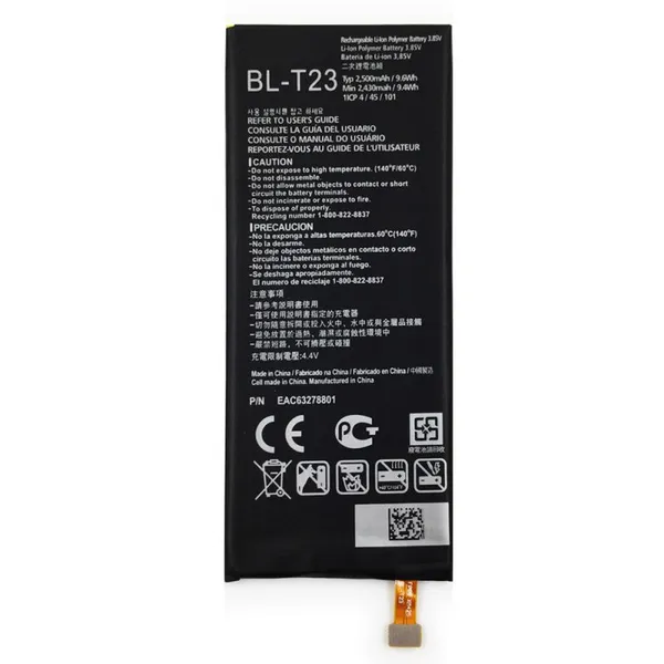 Phone Battery BL-T23 For LG X-Cam X Cam K580 K580Y F690 K580DS 2430mAh Replacement Lithium Ion Batteries photo-2
