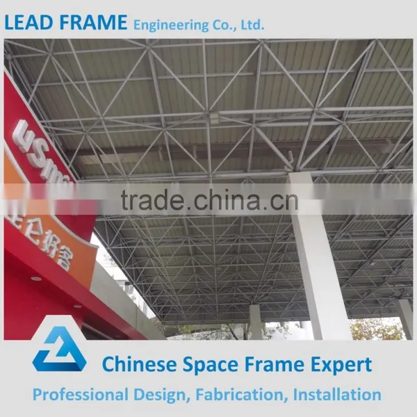 Base Price Light Space Frame Structure Building Petrol Station photo-3