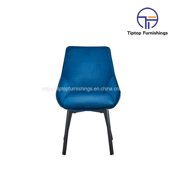 Tiptop Nordic Velvet Modern Luxury Dining Room Restaurant Furniture Dinning Chairs photo-2