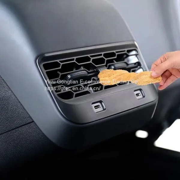 2023 Interior Accessories Rear Exhaust Air Condition Vent Outlet Decorative Cover For Tesla Model Y photo-4