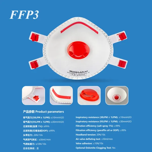Breathing Valve Mask FFP3 photo-5