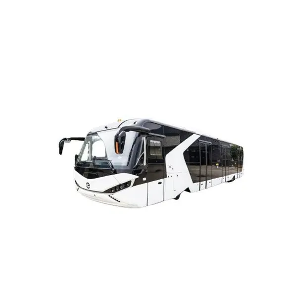 Multiple Doors 100 Passengers Airport Shuttle Feeder Bus Front Engine 14m Automatic Transmission Shuttle Bus
