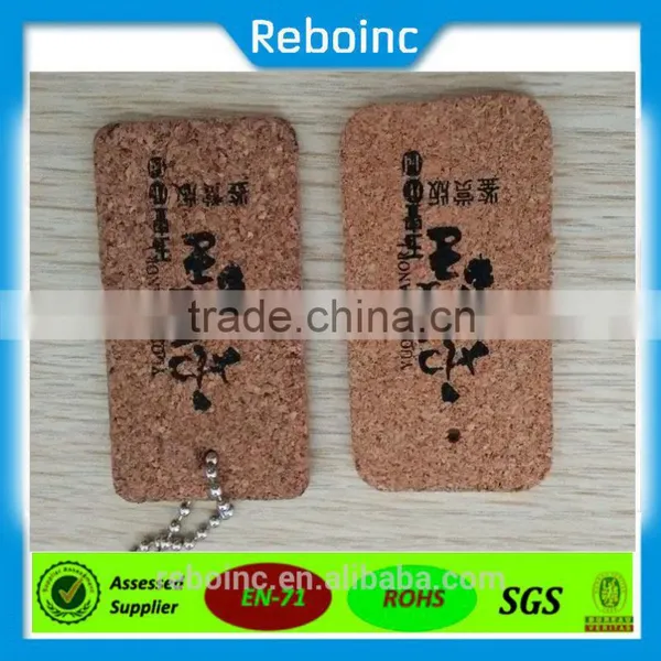 Reboinc-X8 Factory Manufacturer Cork Tag for Garment Personalized Cork Luggage Tags photo-3