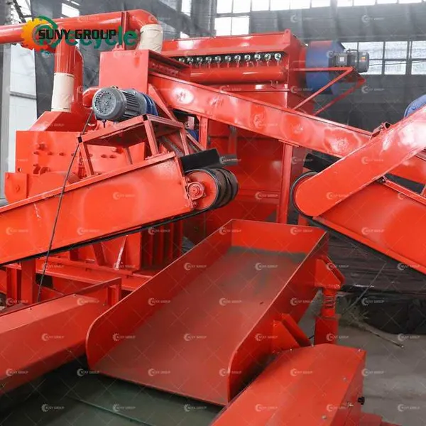 Automatic Motor Rotor Stator Crushing and Separating Line for Scrap Metal Recycling photo-5