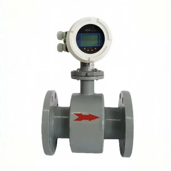 Factory Price Digital Integrated Cast Steel Water Electromagnetic Flowmeter photo-4