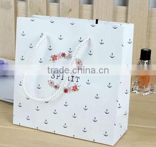 Navy Blue Gift Paper Bag/fancy Shopping Bag photo-2