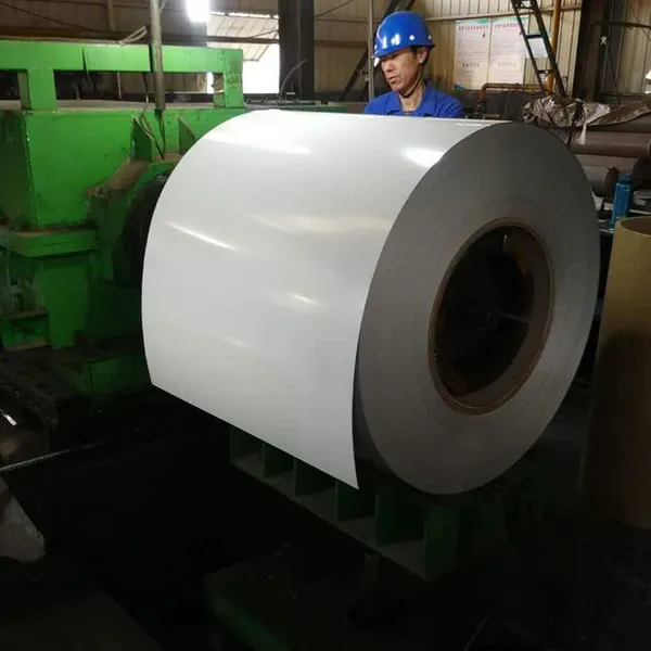 PPGI Color Coated Galvanized Coil 0.3mm 0.5mm Z60 Z100 RAL9002 RAL9016 Building Grade photo-2