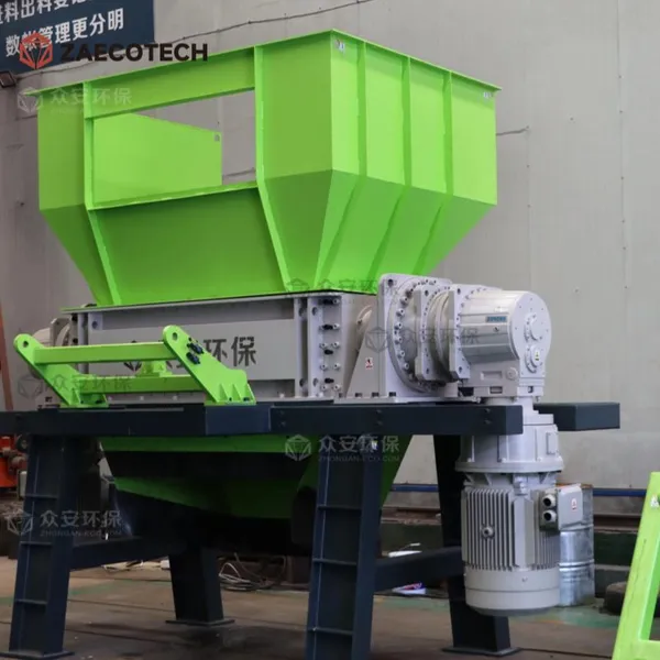 Dual-Shaft Steel Scrap Shredder for Heavy-Gauge Metal Reduction