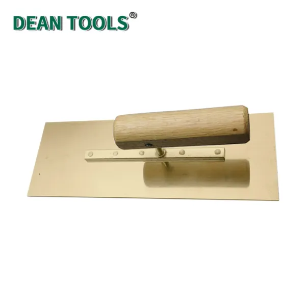 Non-Sparking Spatula,Flat Head Non-Sparking Flat Trowel Non-Sparking Flat Plastering Trowel Aluminum Bronze