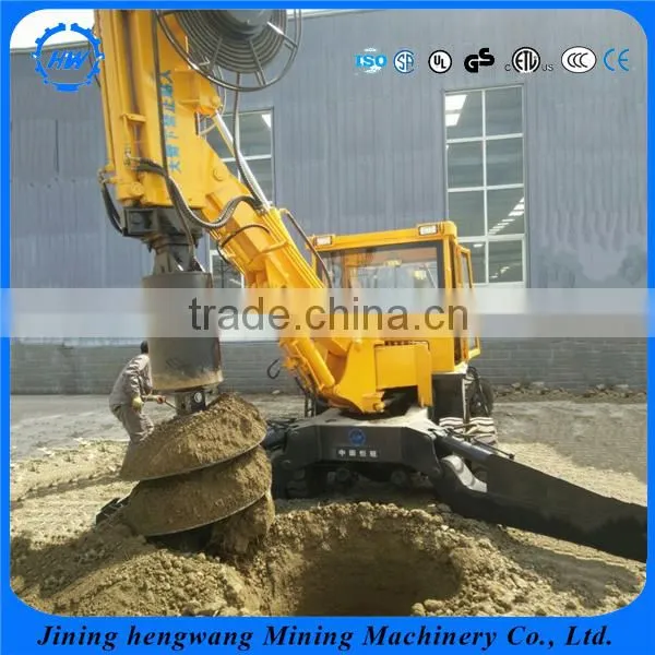 Big Holes Excavator Mounted Pile Driver /Earth Auger Drill photo-3