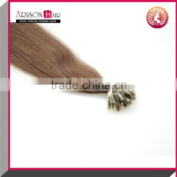Hot Sellling Trade Assurance Supplier Top Quality Pre Bonded Unprocessed Peruvian Hair photo-2