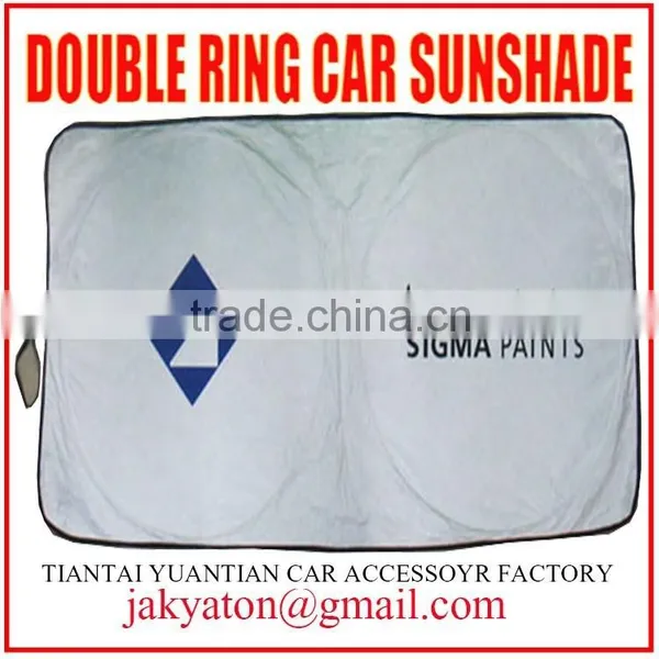 Tyvek Car Sun Shade Double Ring Car Sunshade Ring Car Sunshade Car Sun Shade Car Sun Visor Car Accessories