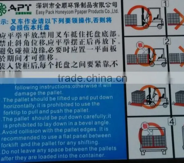 One Time Single Faced 2-Way Entry Type Waterproof Shipping Paper Pallet,Euro Wood Pallet Substitute photo-2