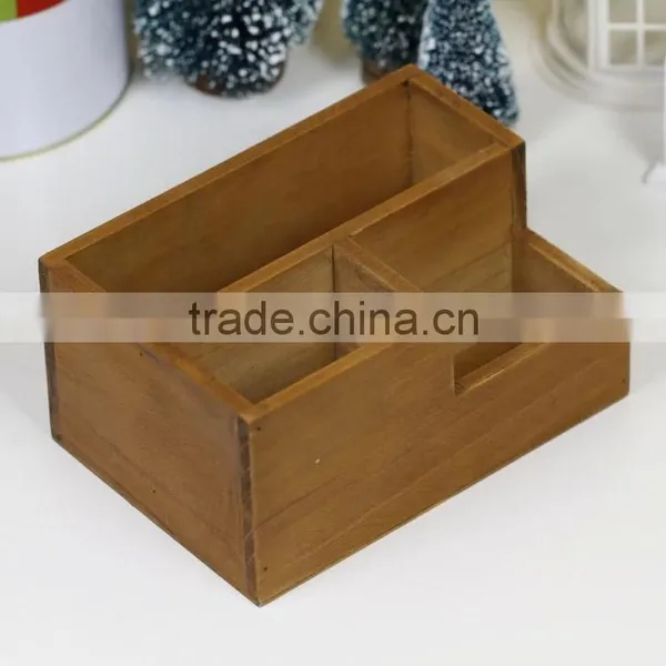 Wooden Zakka Storage Box, Organizer, Wooden Desk Table Organizer, Zakka Storage Box for Office Use photo-5