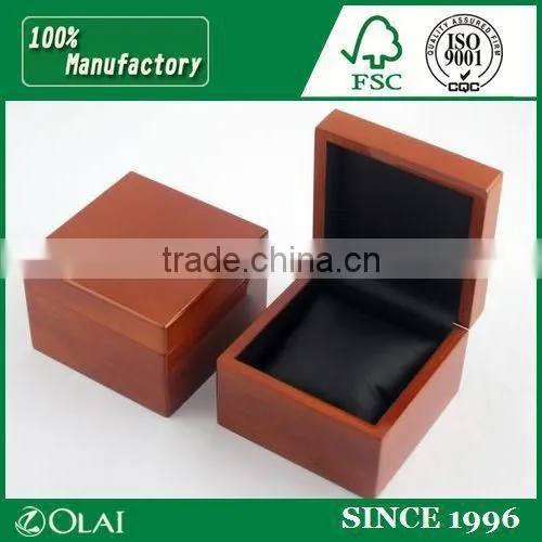 Cheap Glossy Brown Lacquer MDF Watch Box photo-2
