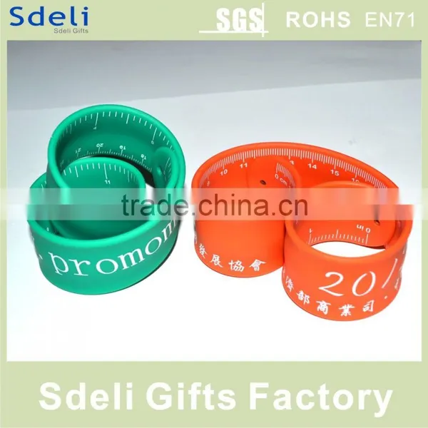 Factory New Fashion Gifts Silicone Slap Snap Bracelet photo-5
