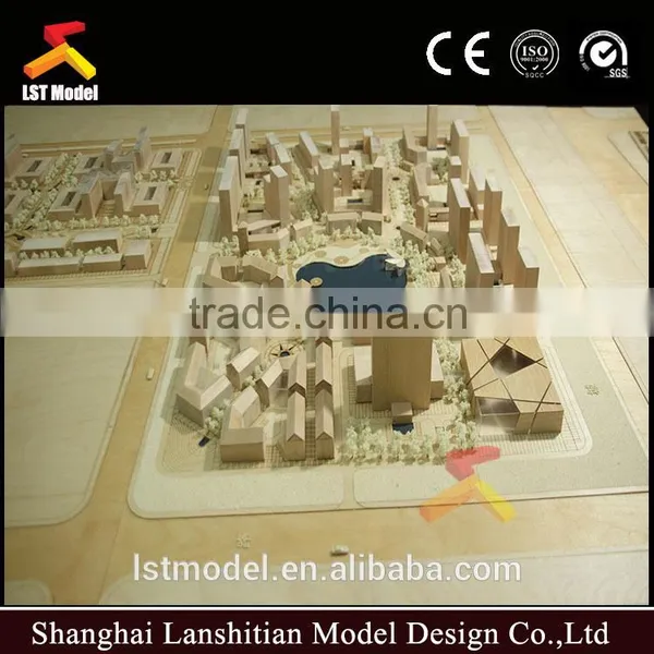 1:500 Scale Miniature Models for High Rise Public Buildings