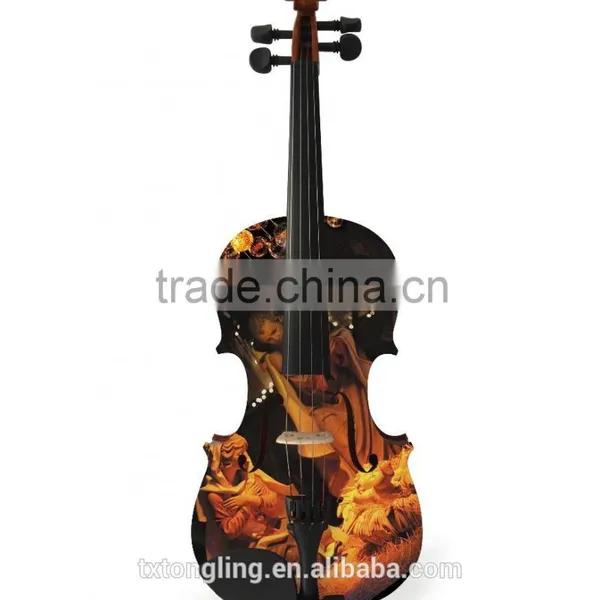 Christmas Theme Art Violin Style Ornament photo-3