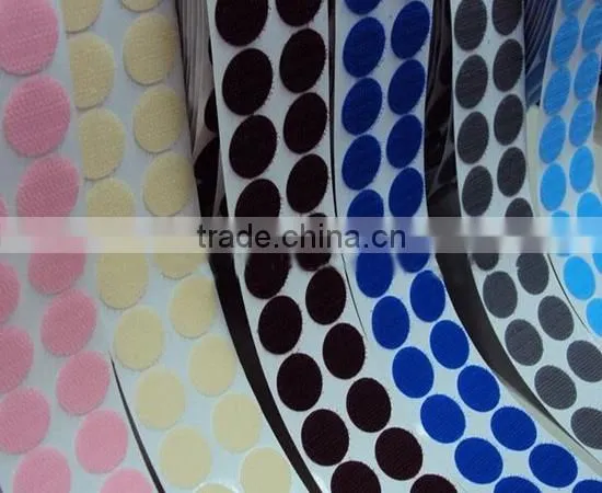 Good Adhesion Round Dot Hook and Loop Used as a Closure on Garments photo-2