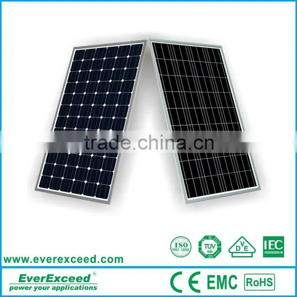 EverExceed Monocrystalline 125*125mm 10w Small Solar Module With Competitive Price