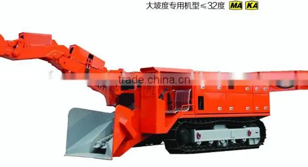 mining tunnel excavating loader crawler loader