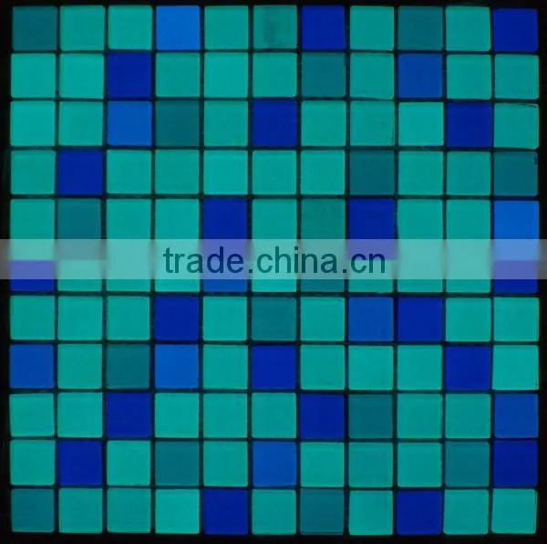 Luminous Glass Mosaic Tiles for Bathroom photo-2