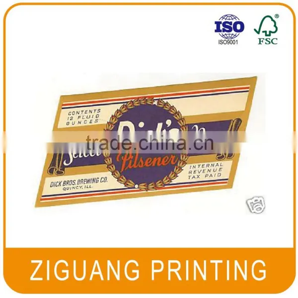 OEM Wholesale Printing Private Beer Label photo-4