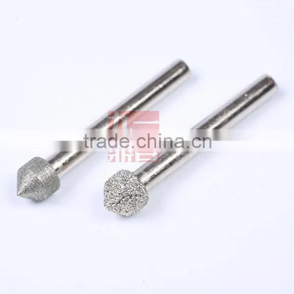 Yiyan Variety of Shapes and Sizes Diamond Burrs Vacuum Brazed Engraving Bits photo-5