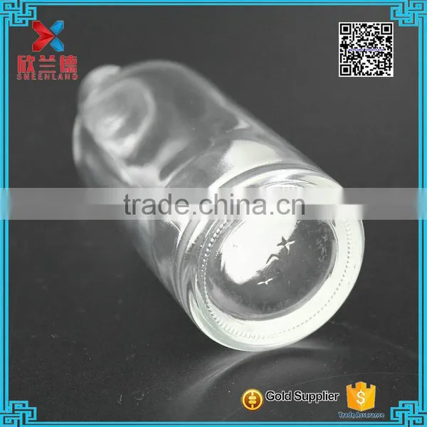 100ml Clear Cylinder Glass Empty Wine Bottle for Sale photo-4