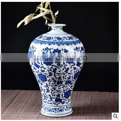 Jingdezhen China Antique Blue and White Custom Made Flower Vase for Wholesale Supplier's Choice photo-4