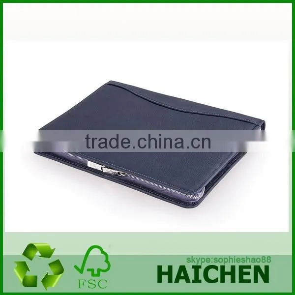 Leather A4 Zipper Binder Notebook photo-2