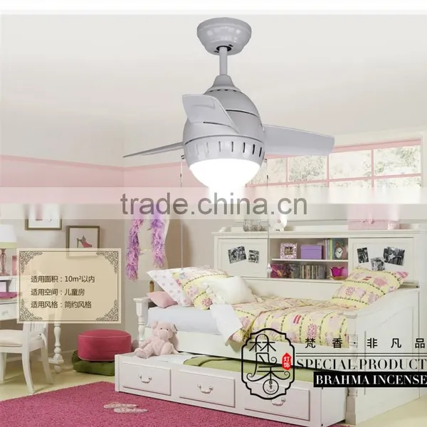 Modern Mini Iron Fan Glass Shade Ceiling Fans photo-2