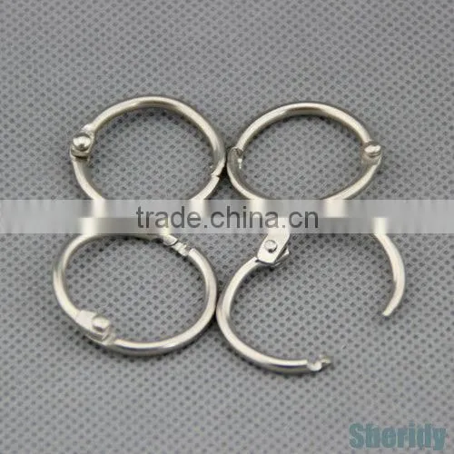 Nickel Plated Iron Book Rings