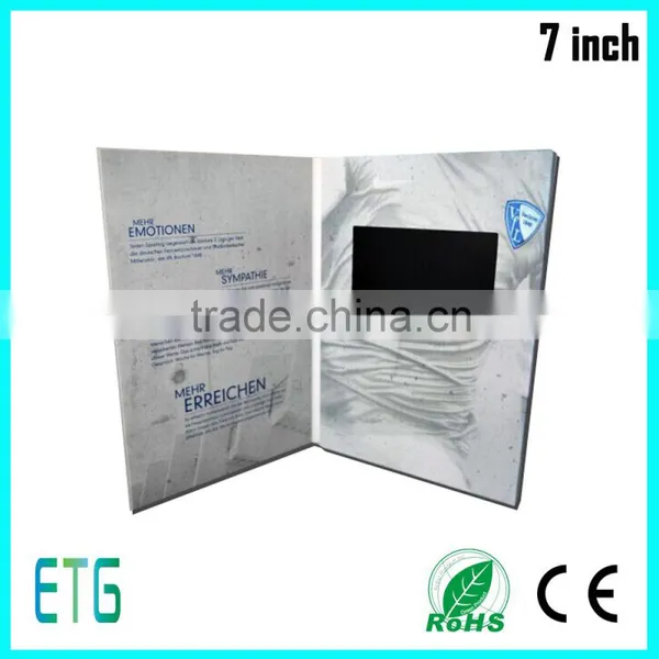 2015 Novel Design Lcd 7 Inch Lcd Wedding Invitation Card photo-2