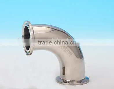 Stainless Steel Sanitary Pipe Fittings& Clamp Elbow photo-3
