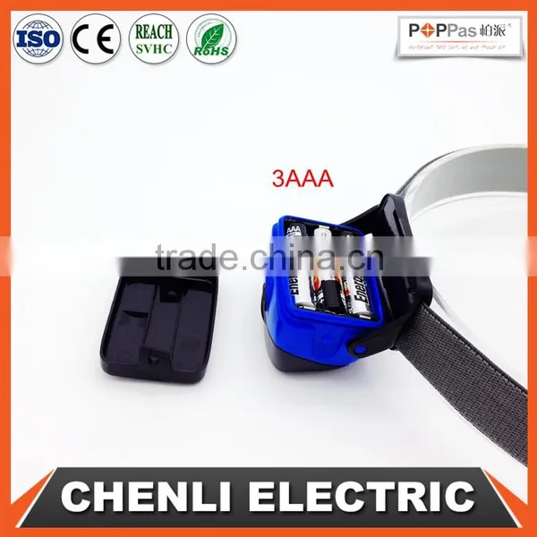 Poppas T10 3AAA Battery Operated Outdoor Waterproof Camping Running Walking Reading Ultra Bright Headlamp photo-2