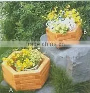 Wooden Hexagonal Barrel