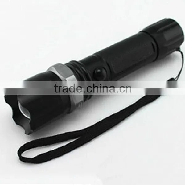 Three-speed Police Zoom Rechargeable LED Flashlight photo-2